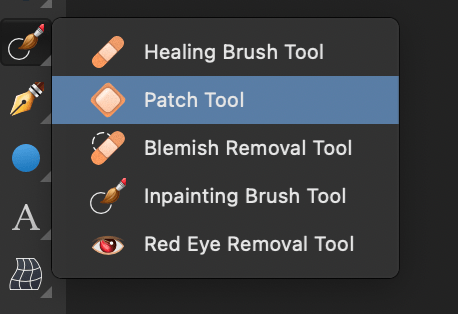 Patch Tool Affinity Photo