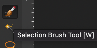Selection Brush Tool Affinity Photo