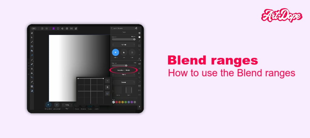 Blend Ranges in Affinity Photo- settings