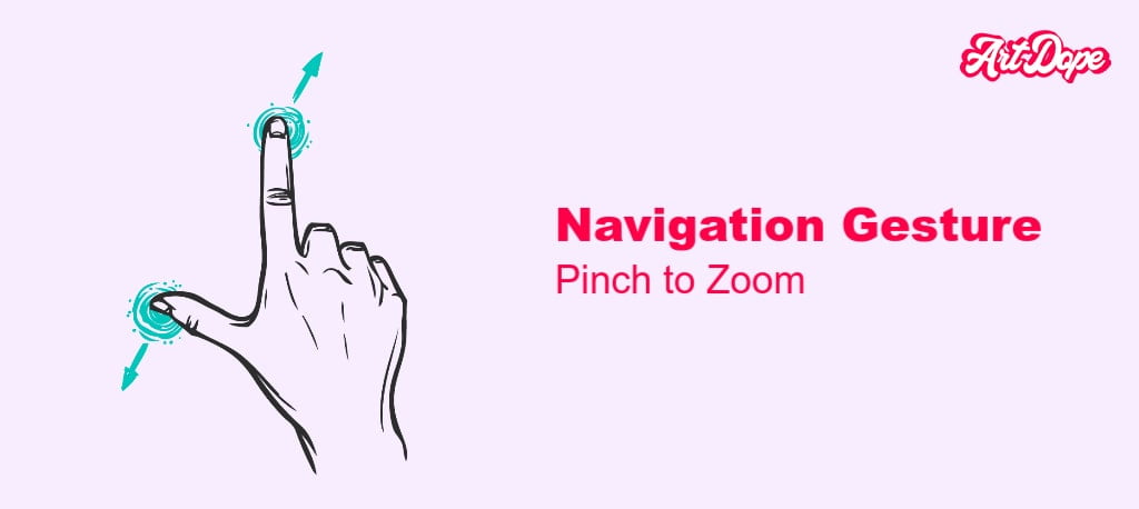 Navigation gesture- pinch to zoom