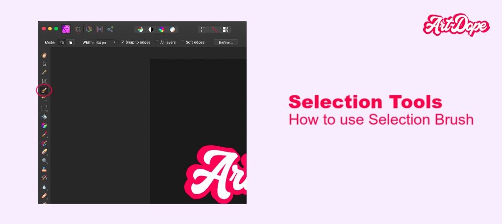 Selection Tools 101 | A Complete Affinity Photo Guide: Selection brush