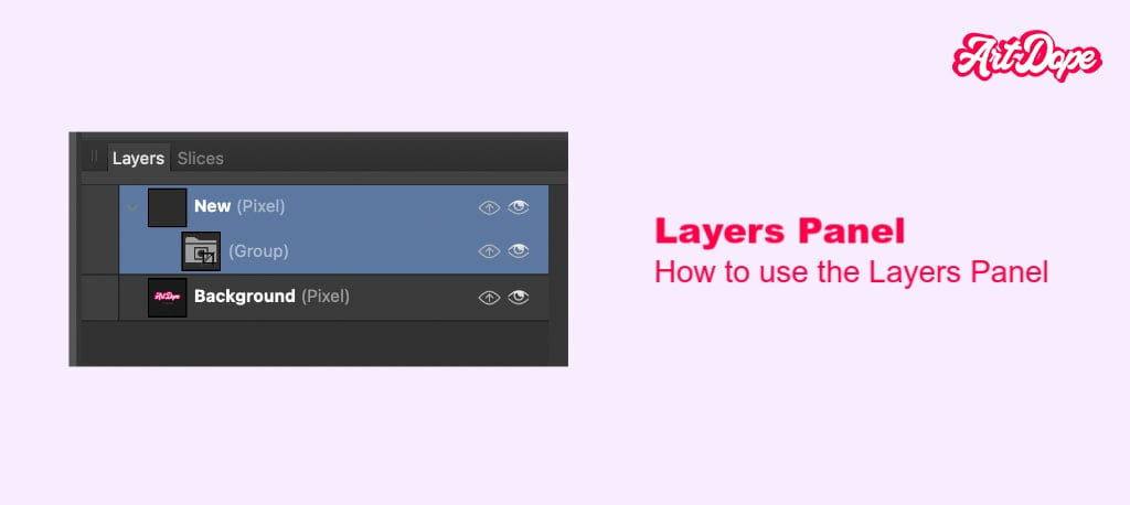 How to Export Slices of an Image in Affinity Photo: Layers Panel