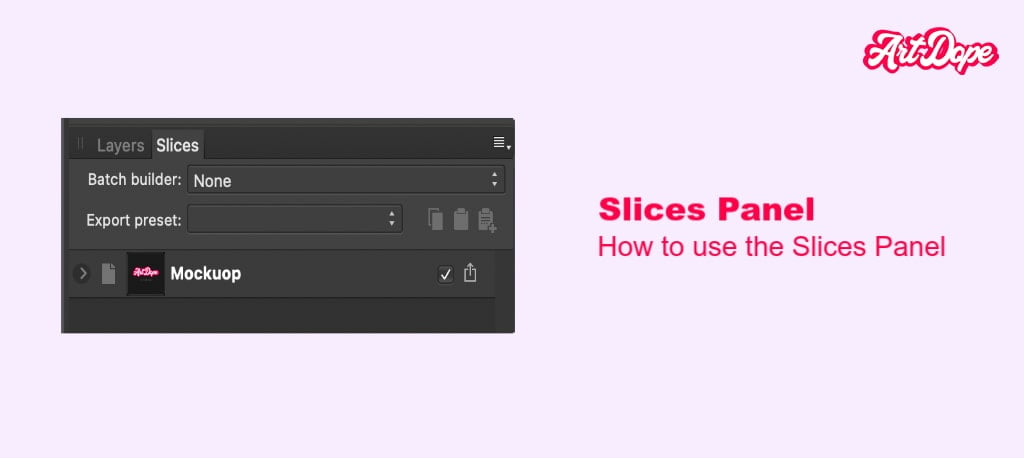 How to Export Slices of an Image in Affinity Photo: Slices Panel