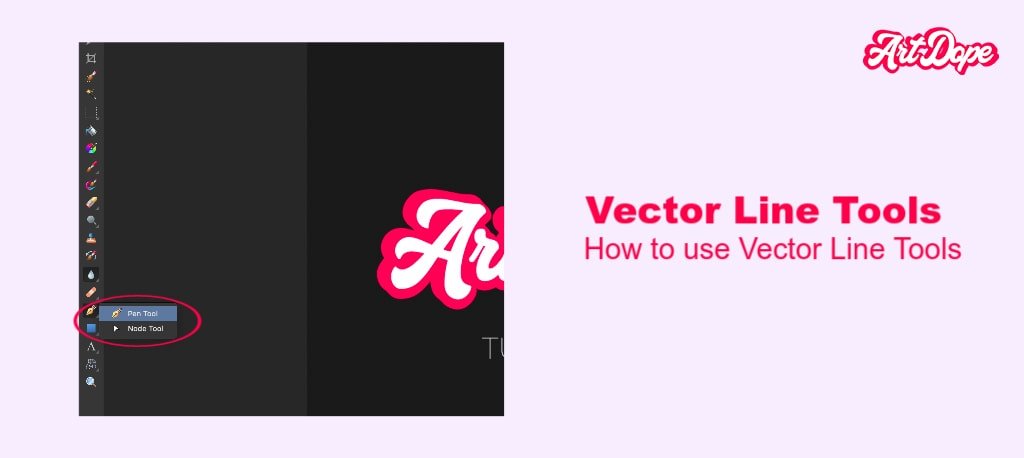 Affinity Photo Vector Line Tools