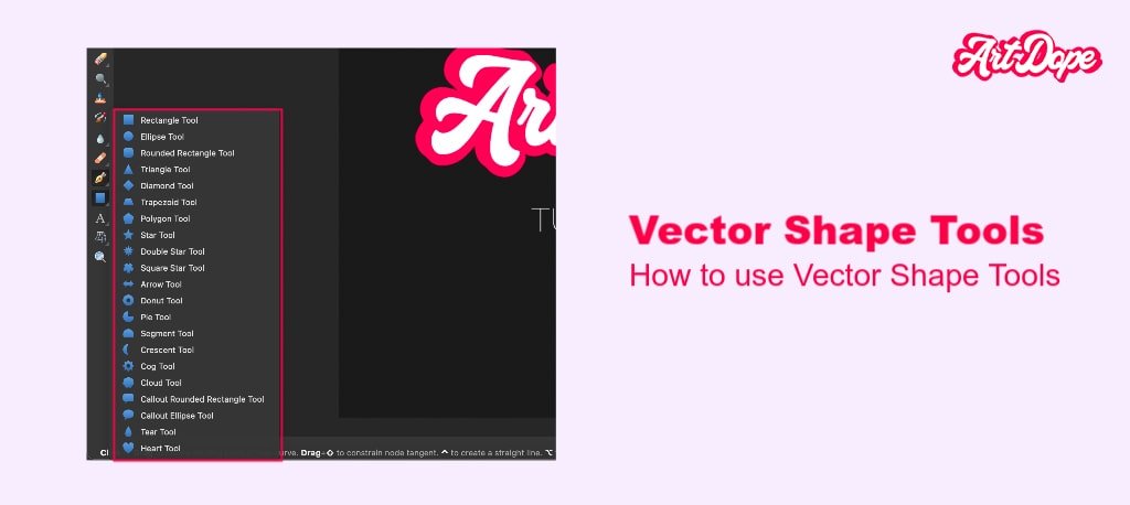Affinity Photo Vector Shape Tools