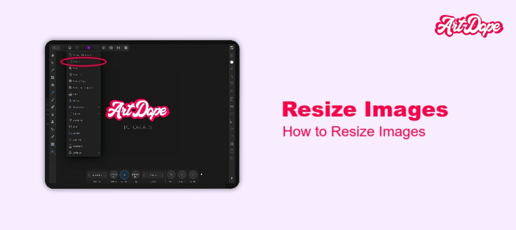 Resize Images on Your iPad in Affinity Photo