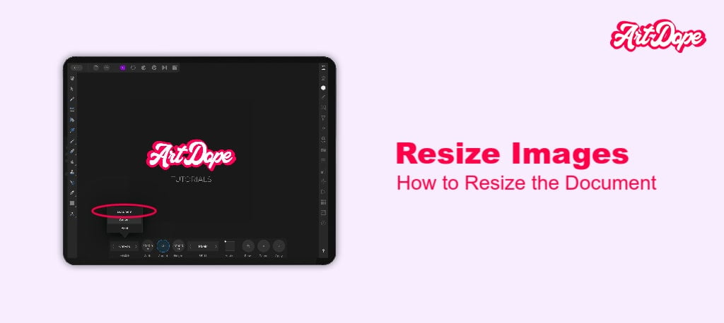 Resize Images on Your iPad in Affinity Photo: Document
