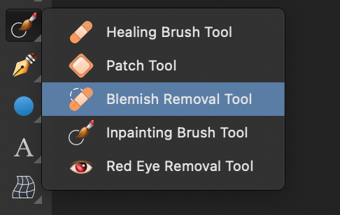 Blemish Removal Tool Affinity Photo