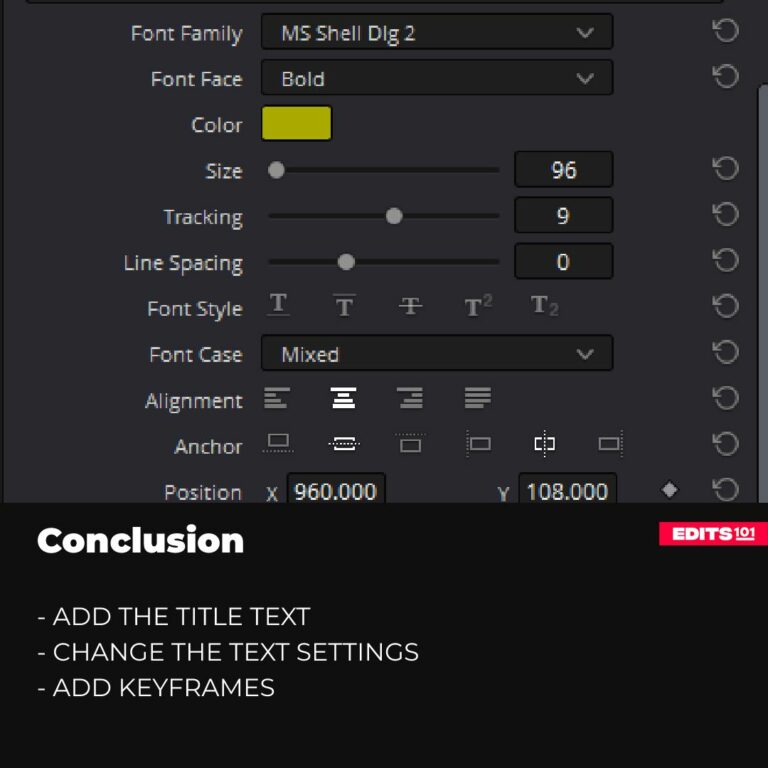 Adding Text in DaVinci Resolve 18 | A Step-by-Step Guide - Edits 101
