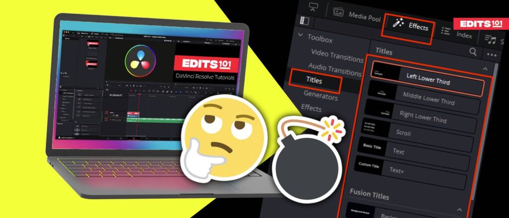 Adding Titles in DaVinci Resolve 18 | A Step-by-Step Guide - Edits 101