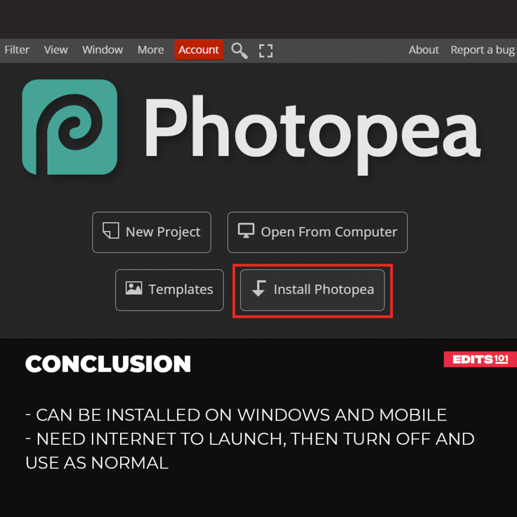 how to install photopea conclusion