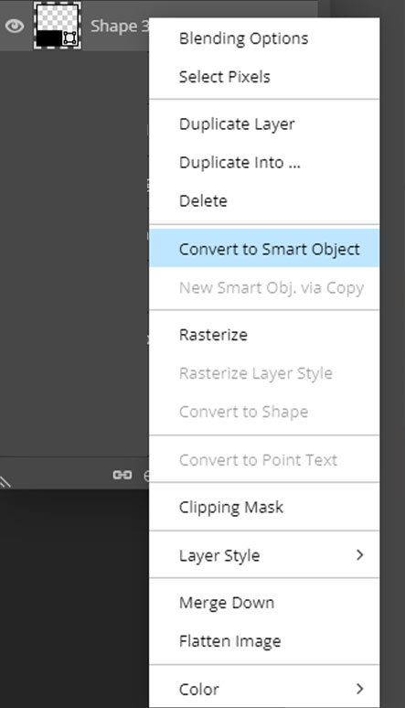 Smart Object in templates in photopea