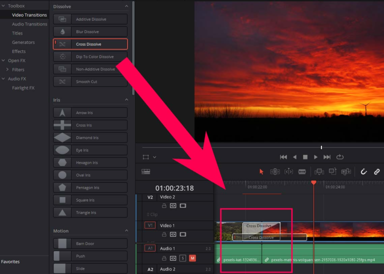 Adding Transitions in DaVinci Resolve 18 | Comprehensive Guide - Edits 101