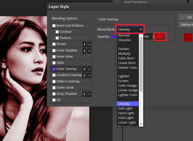 Layer Style in Photopea