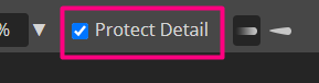 A screenshot of the Protect detail option.