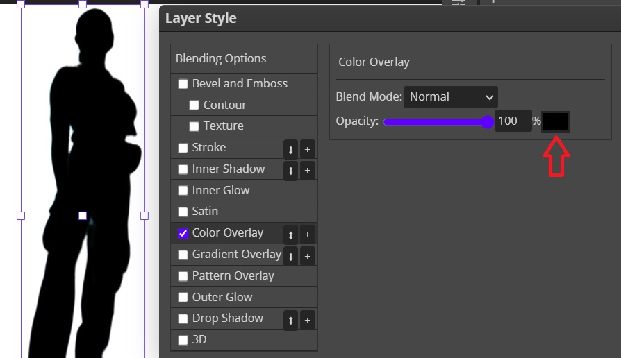 Layer Style in Photopea