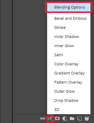 Blending Options in Photopea