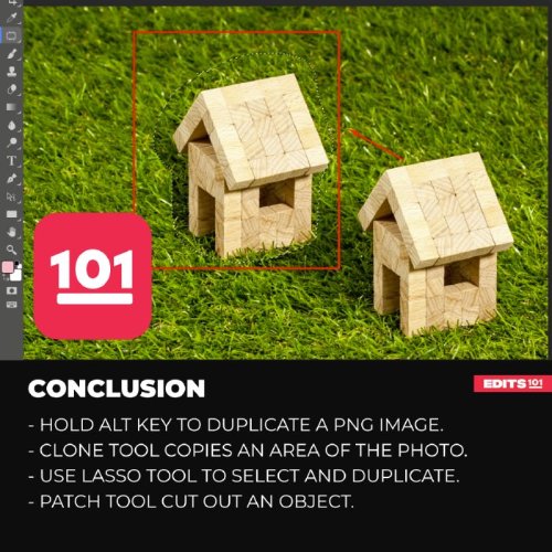 Conclusion image on How to Duplicate Subject in Photopea.