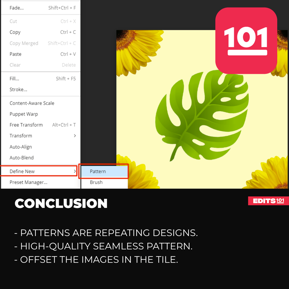 Conclusion Image on How to Create a Pattern in Photopea: A Comprehensive Guide