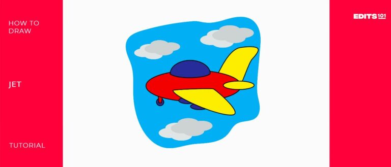 How to Draw a Jet: Step-By-Step Tutorial for Kids