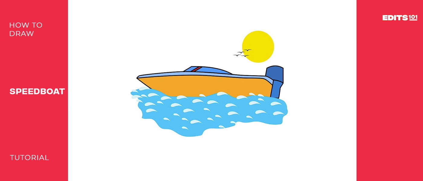Featured Image on How to Draw a Speedboat
