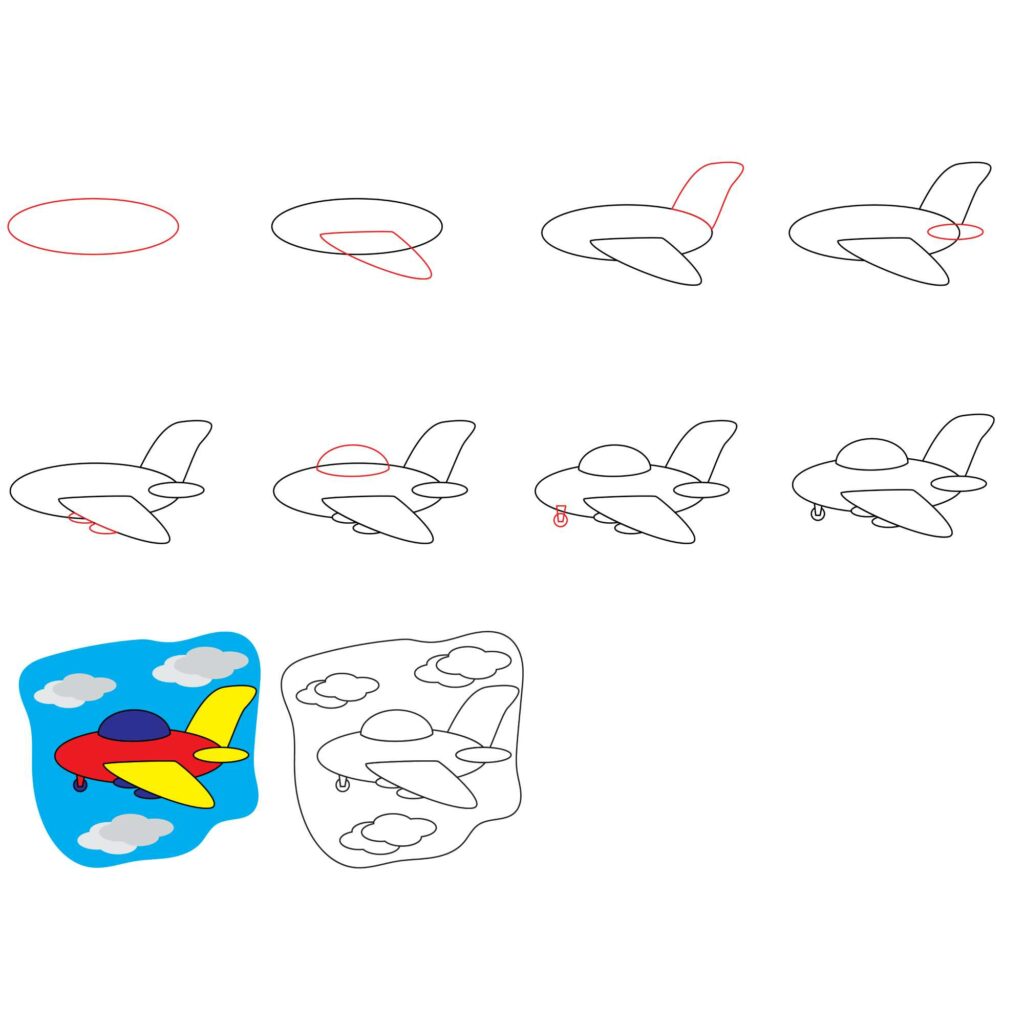how to draw a Jet