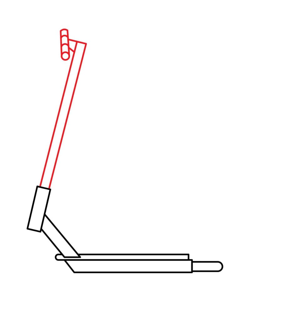 how to draw a scooter