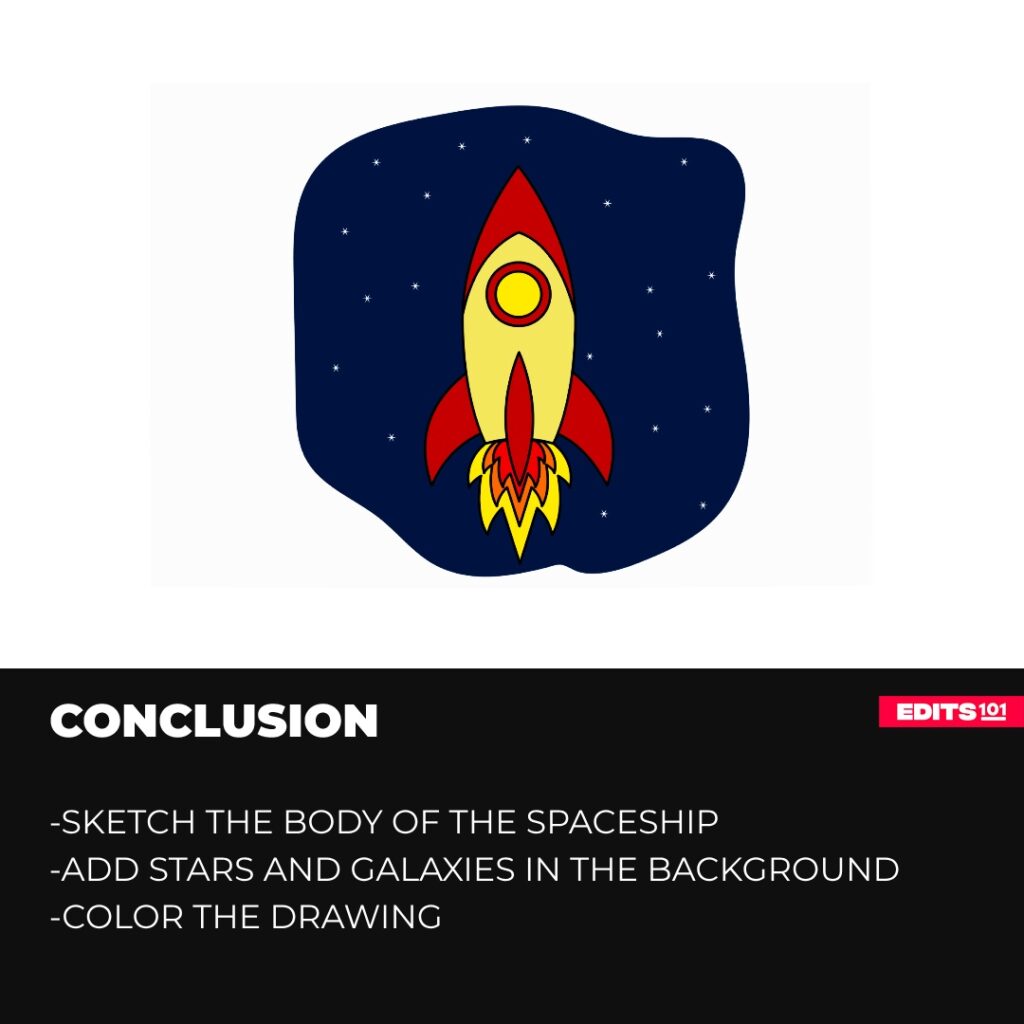 How to draw a spaceship