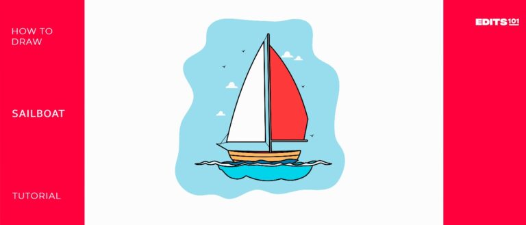 How to Draw a Sailboat in 9 Steps