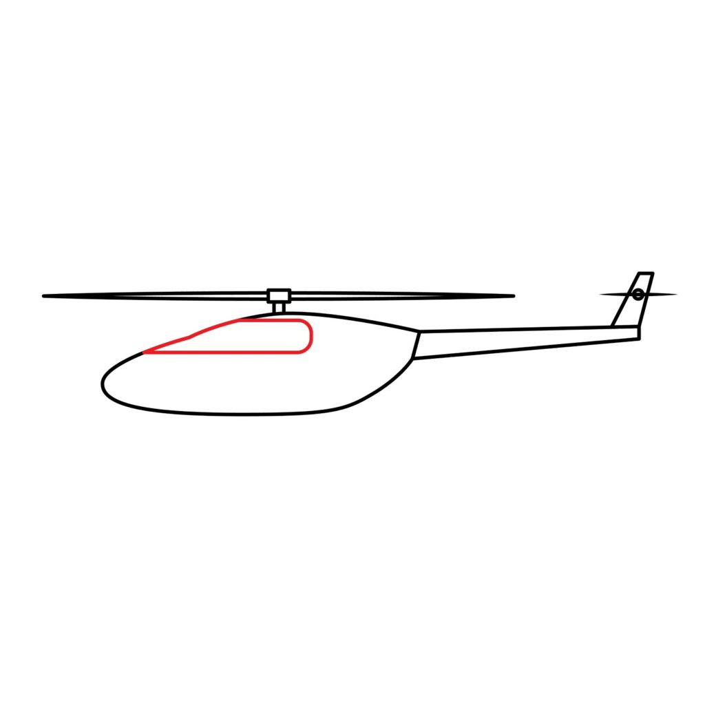 how to draw a police helicopter