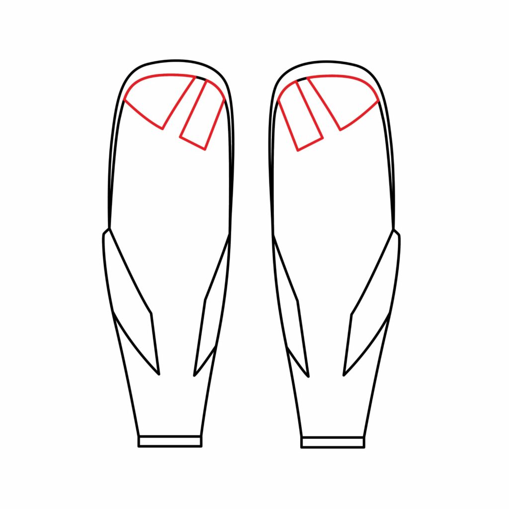 How to Draw Shin Guards
