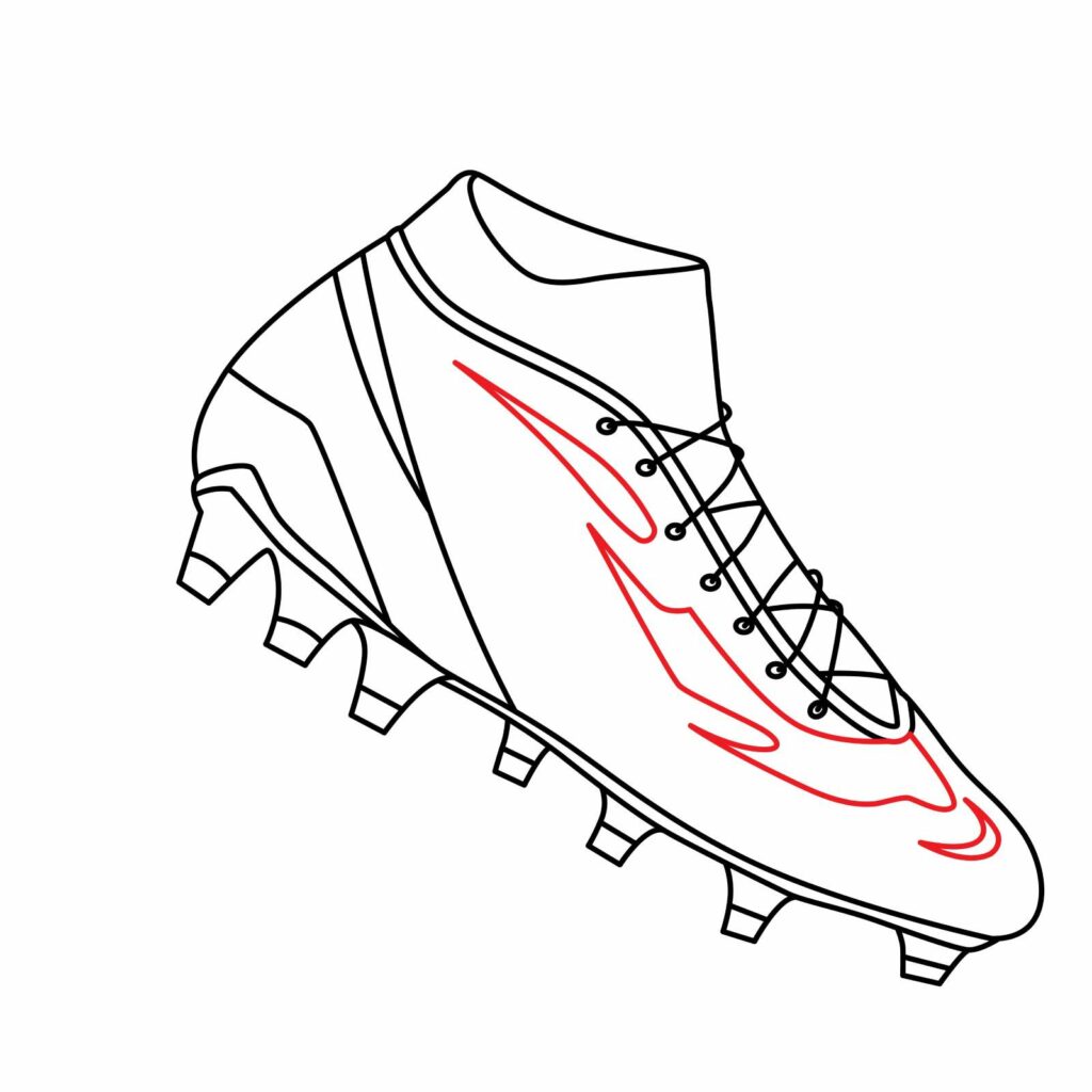 How to Draw Soccer Cleats