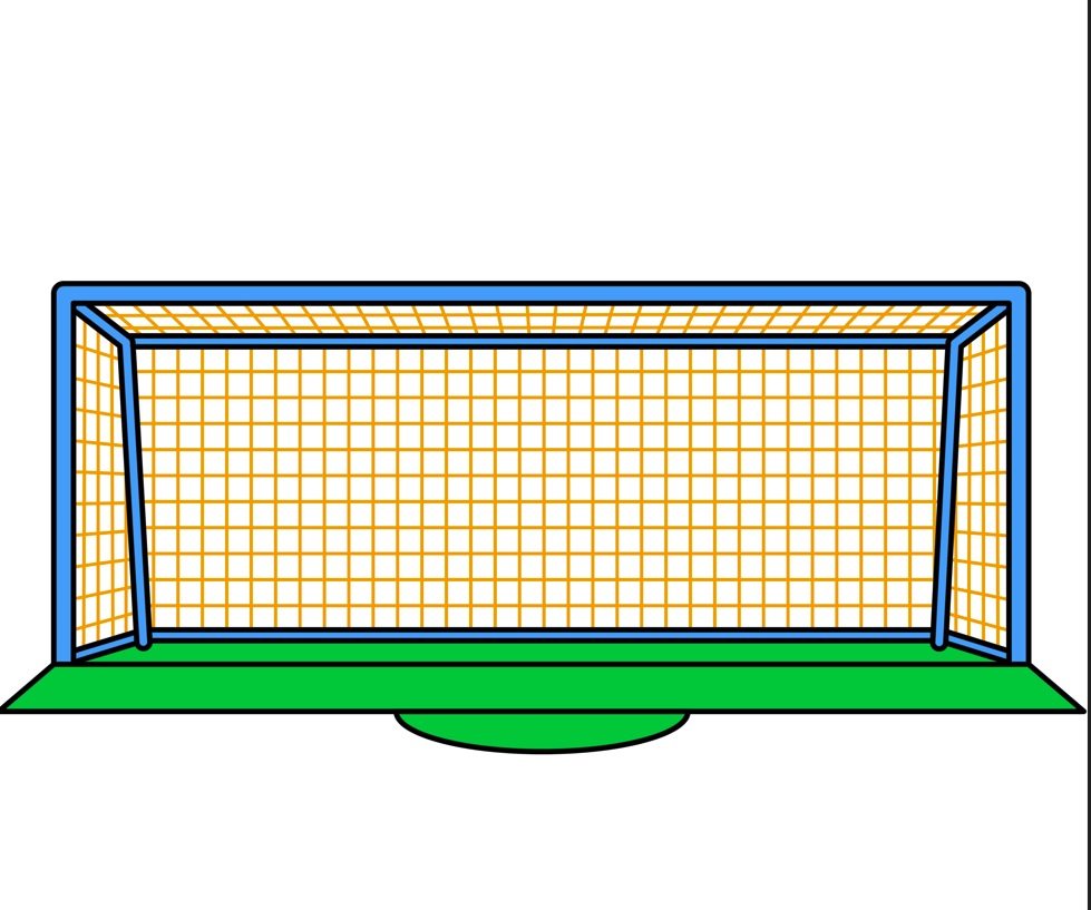 How to Draw Soccer Goal Post