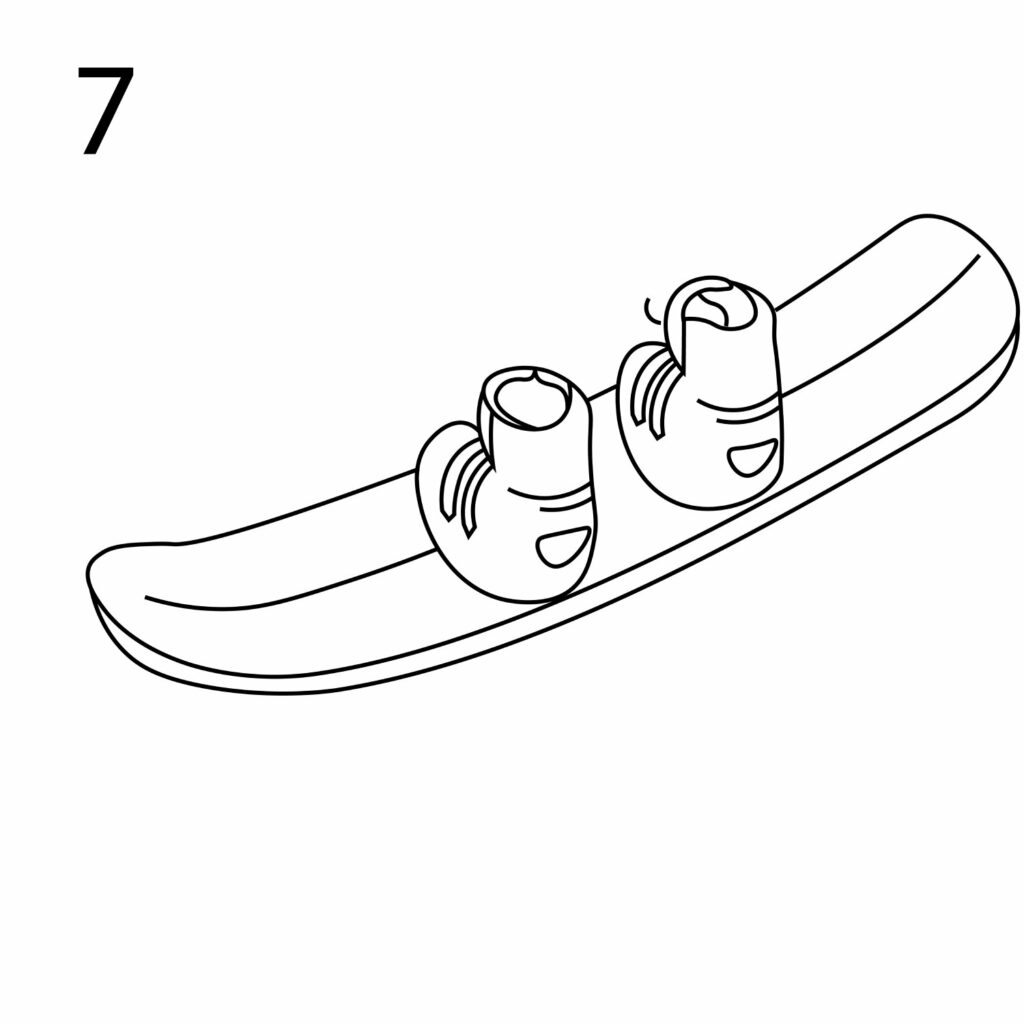How to Draw a Snowboard