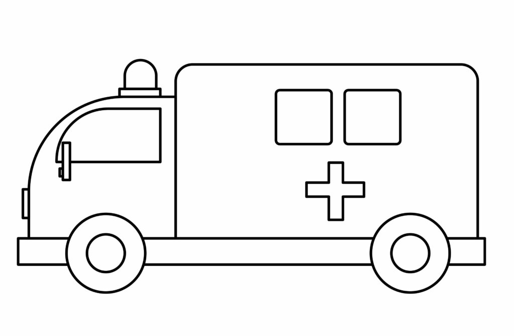 How to draw an Ambulance