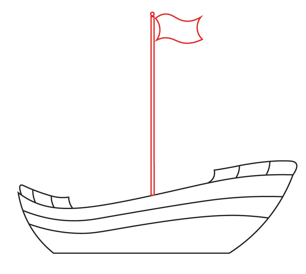 How to draw a pirate flag