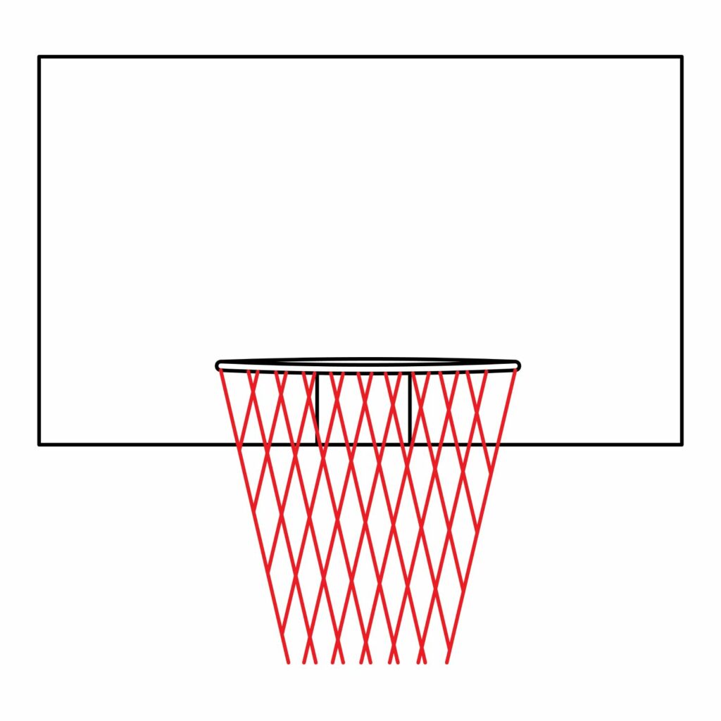 How to Draw Basketball Hoop