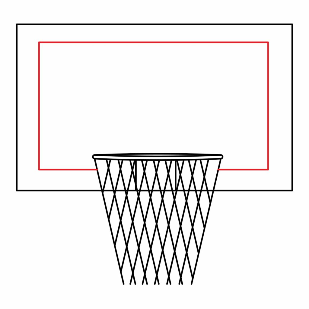 How to Draw Basketball Hoop