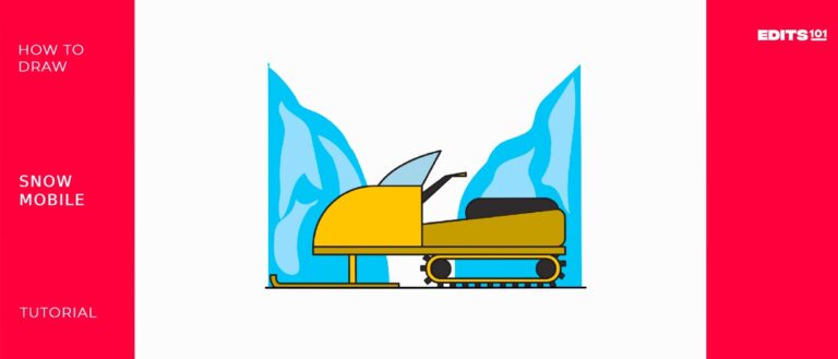 How to Draw a Snowmobile  | A Step-By-Step Guide