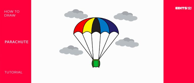 How to Draw a Parachute | A Simple 6-Step Tutorial