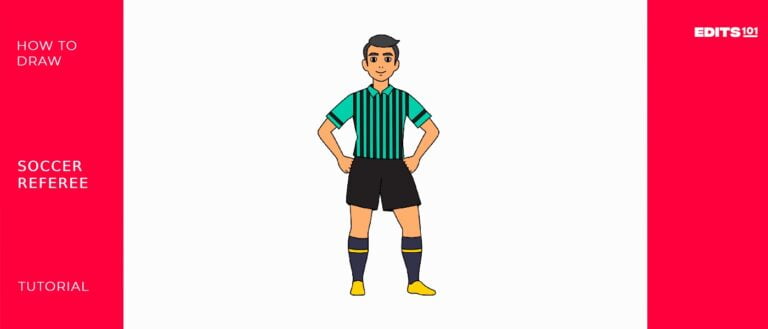 How to Draw a Soccer Referee in 9 Simple Steps