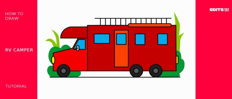How To Draw An RV Camper | A Step By Step Guide