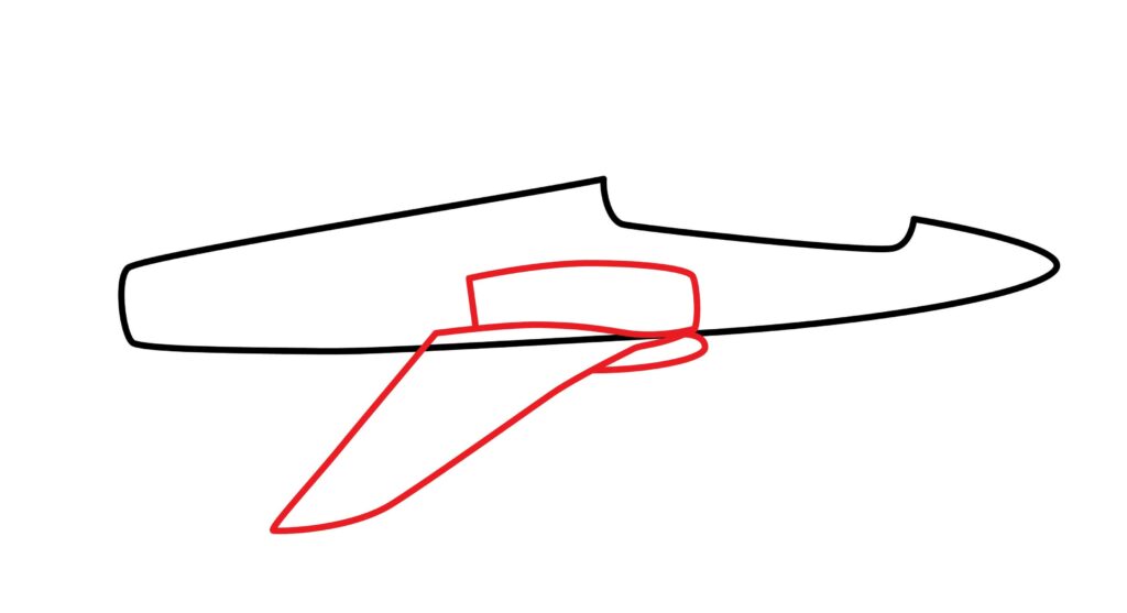 How to draw the 1st wing