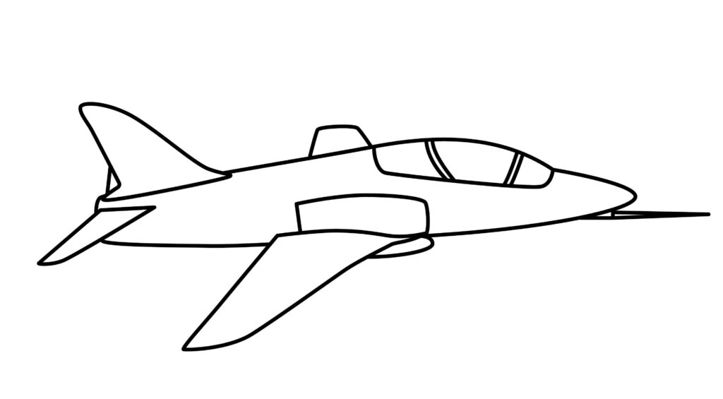 How to draw a red arrow plane