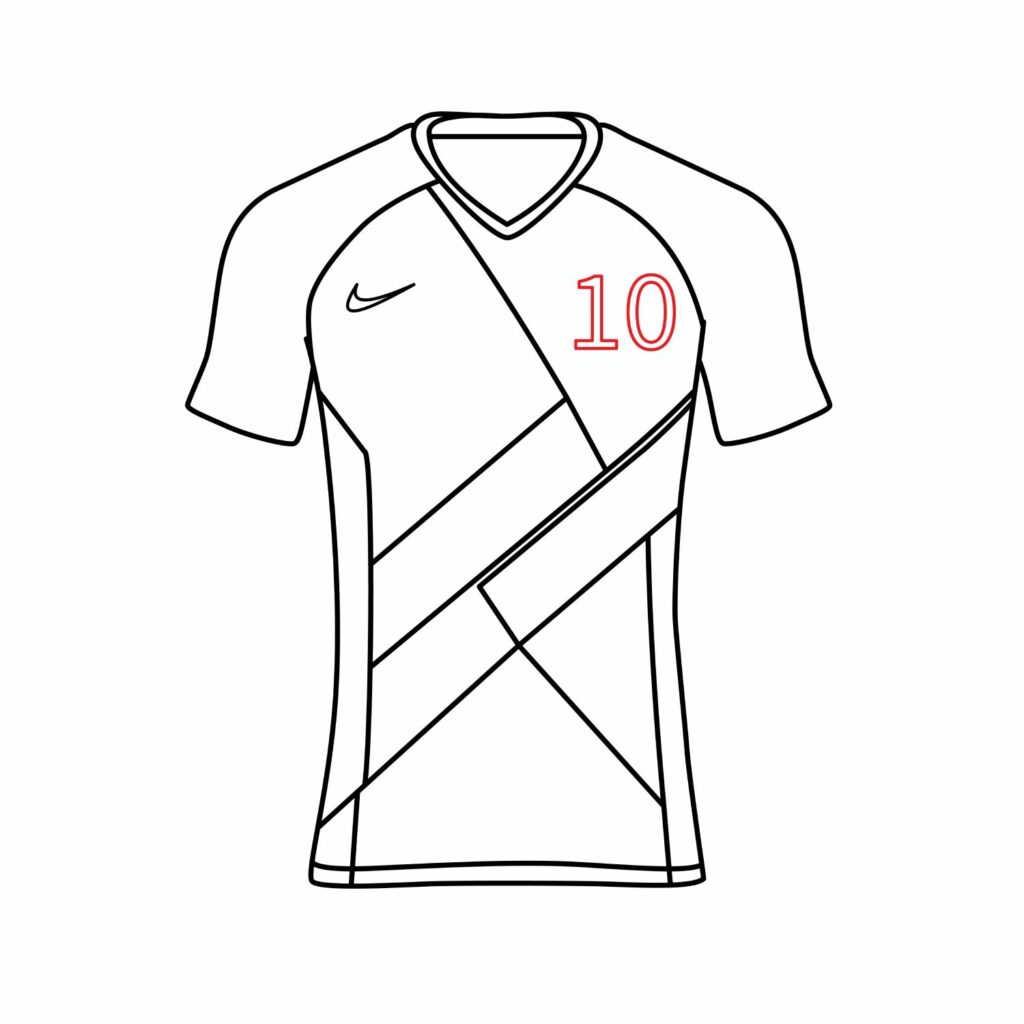 How to Draw a Soccer Jersey