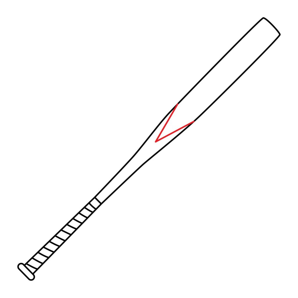 How to Draw a Softball Bat