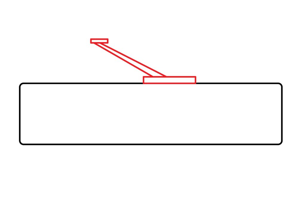 How to draw Poles of Trolleybus