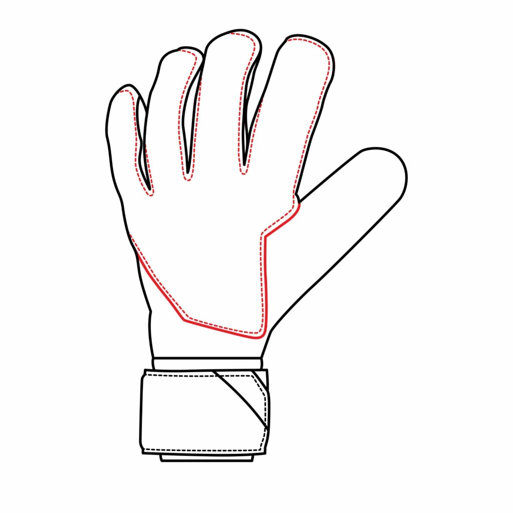 How to Draw Goalkeeper Gloves