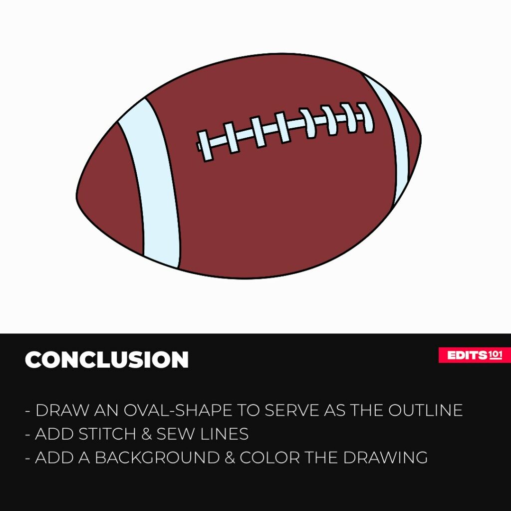How to Draw a Rugby Ball