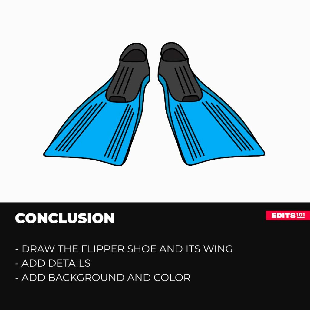 How to draw flippers